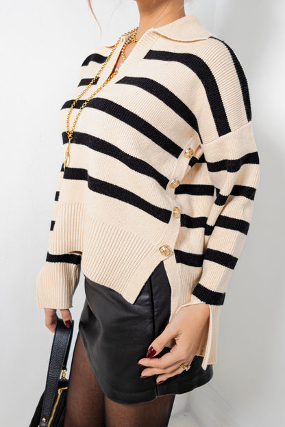 Striped Intentions Sweater
