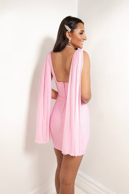 Sugar & Sheer Bandage Mini Dress