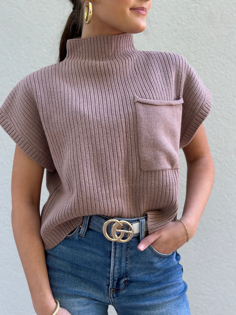 Sweater Weather Cropped Sleeveless Top-Sweaters-KCoutureBoutique, women's boutique in Bossier City, Louisiana