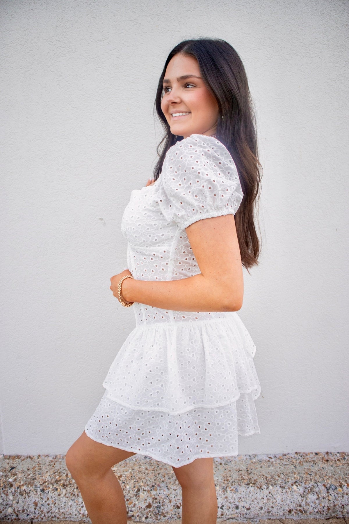 Sweetheart White Lace Mini Dress-Dress-KCoutureBoutique, women's boutique in Bossier City, Louisiana