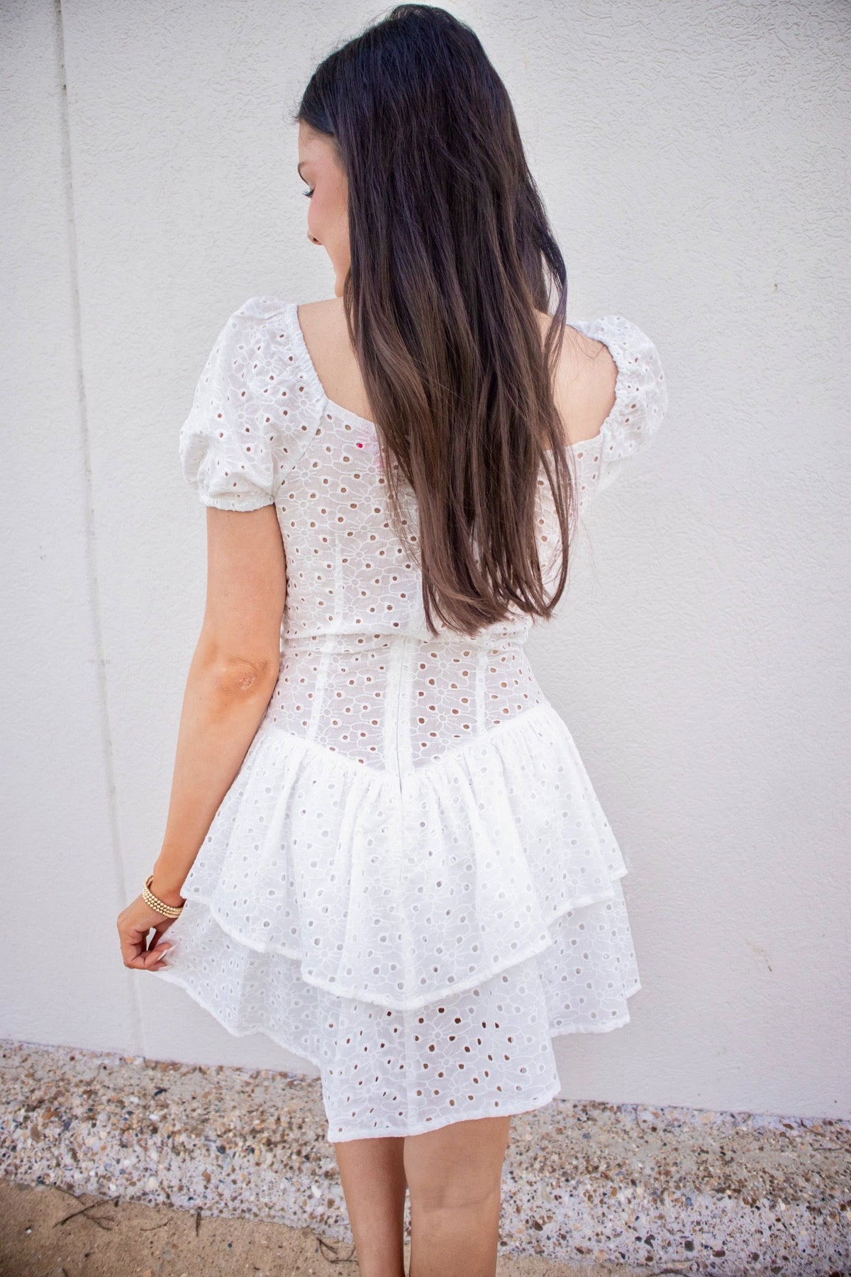 Sweetheart White Lace Mini Dress-Dress-KCoutureBoutique, women's boutique in Bossier City, Louisiana