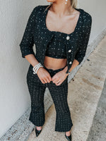 Talia's Tweed Crop Blazer-Outerwear-KCoutureBoutique, women's boutique in Bossier City, Louisiana