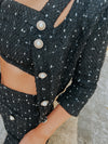 Talia's Tweed Crop Blazer-Outerwear-KCoutureBoutique, women's boutique in Bossier City, Louisiana