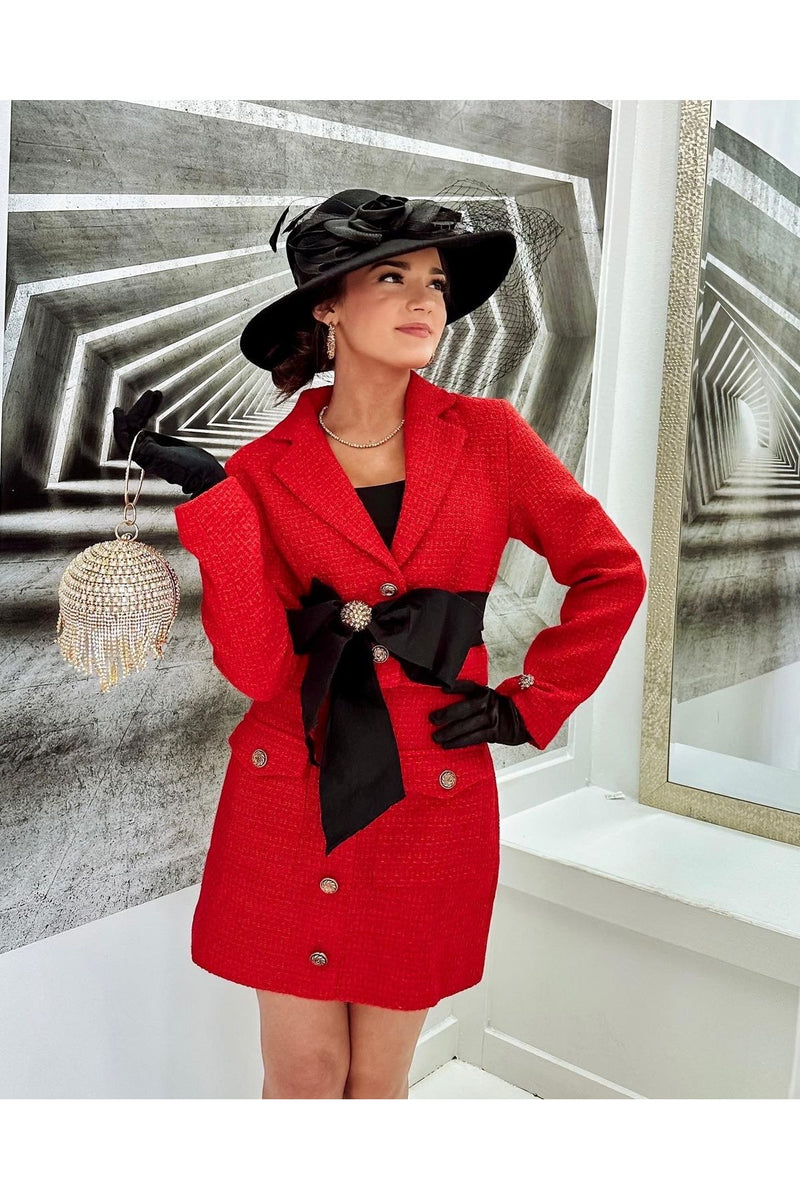 The Ruby Collection Tweed Blazer Set-Apparel & Accessories-KCoutureBoutique, women's boutique in Bossier City, Louisiana