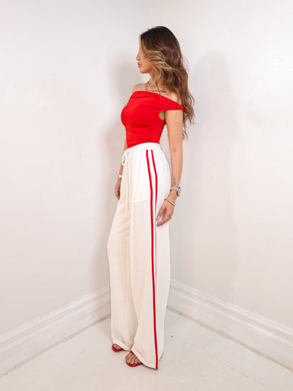 The All-Star Side Striped Linen Pants