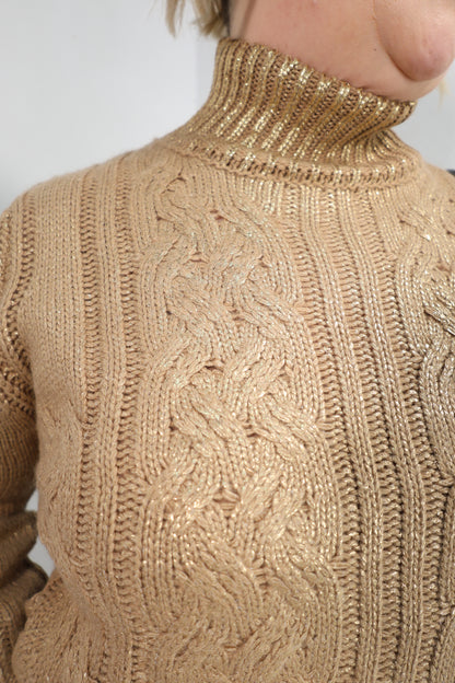 Honey Haven Cable Knit Sweater Top