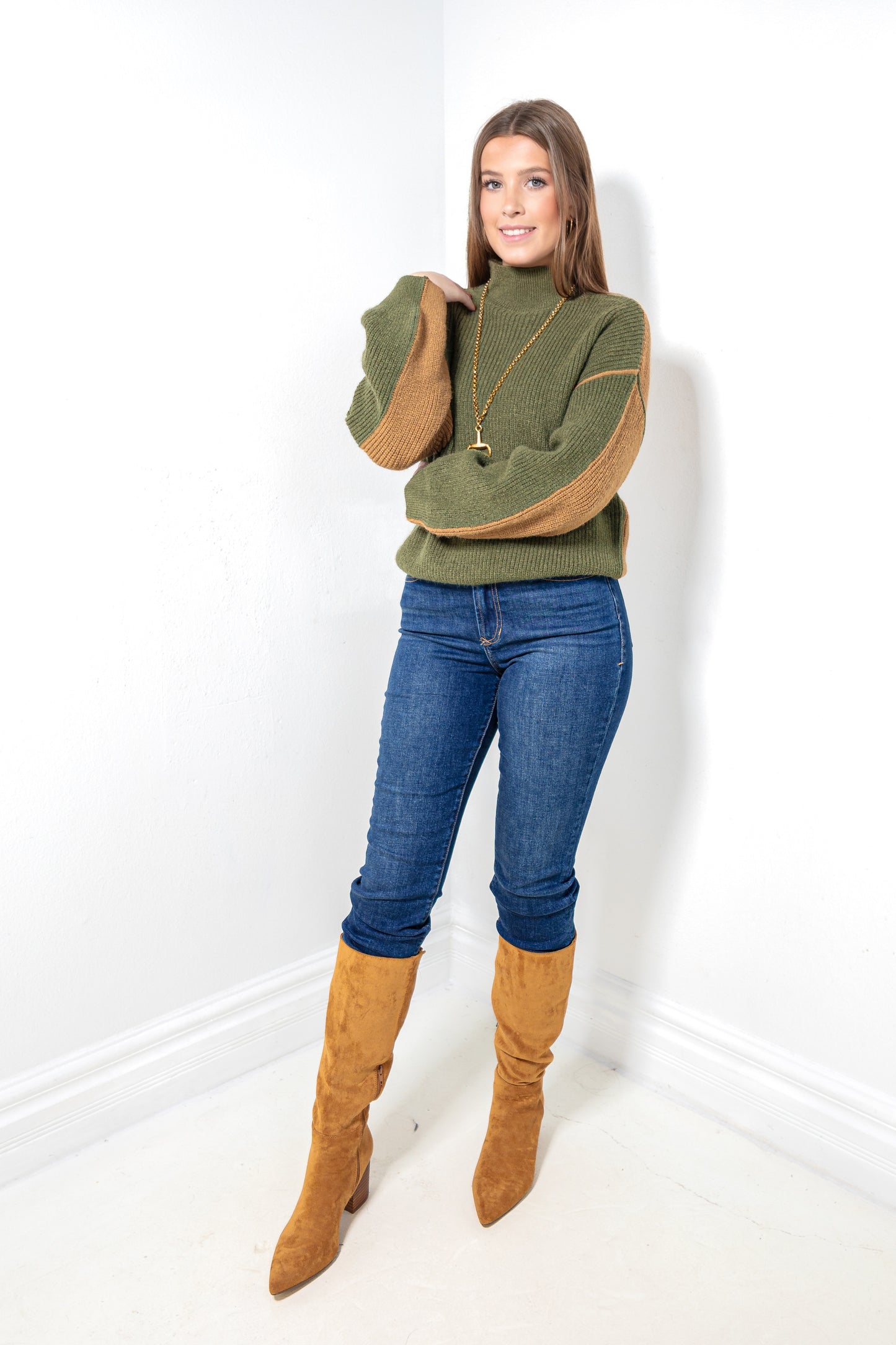 The Aspen Colorblock Sweater