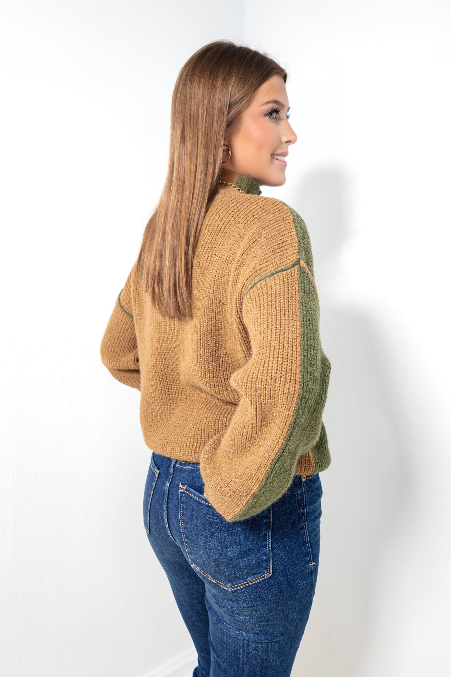 The Aspen Colorblock Sweater