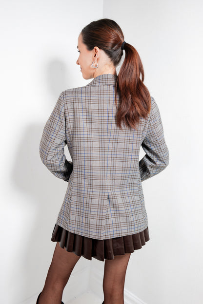 The Greyson Denim & Plaid Blazer