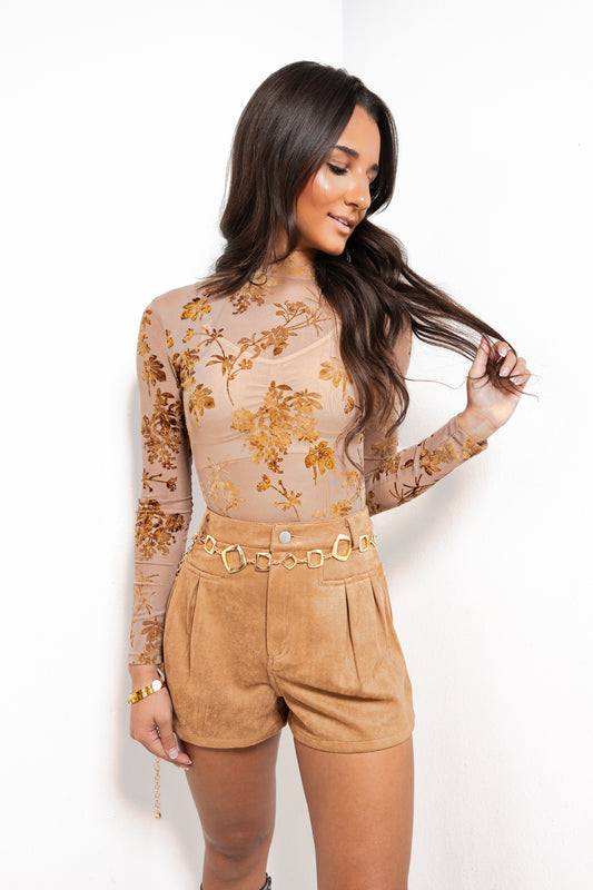 Wisteria Whisper Mesh Bodysuit