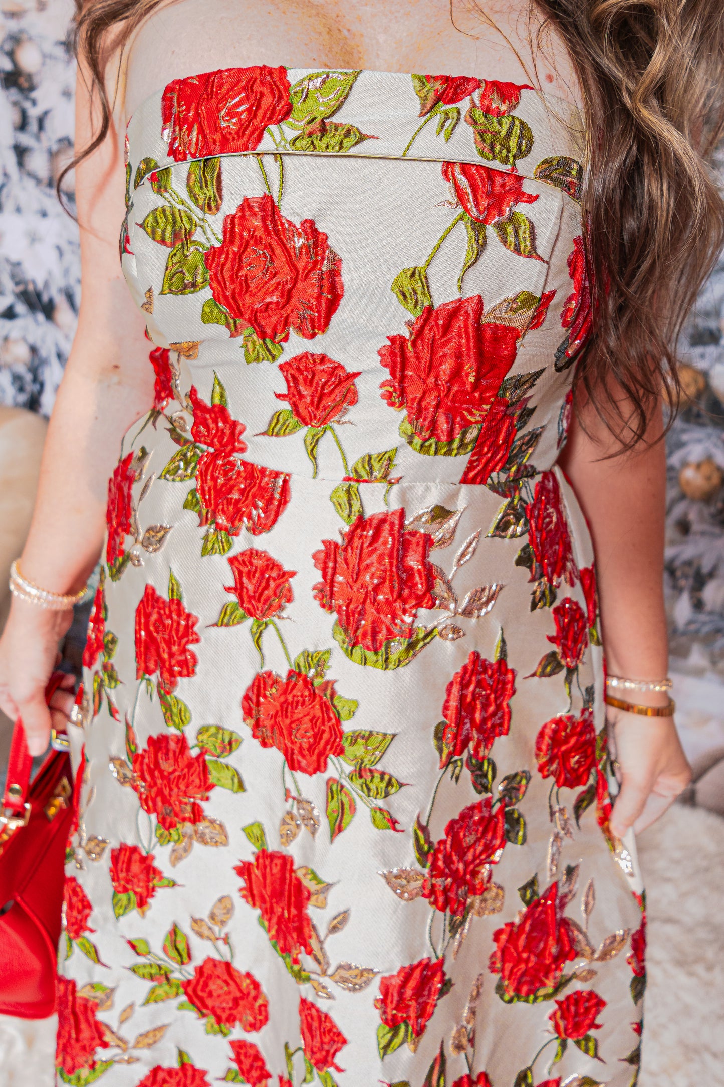 The Juliette Jacquard Midi Dress