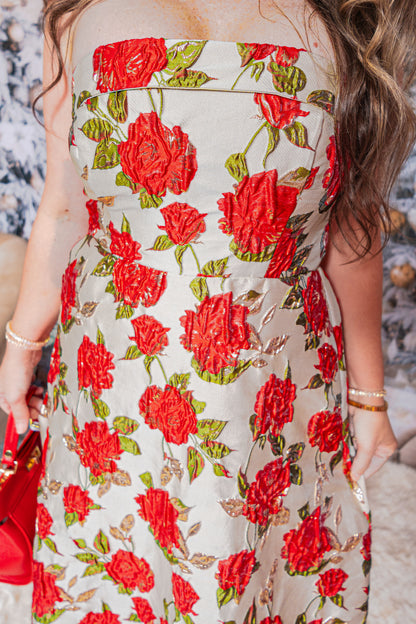 The Juliette Jacquard Midi Dress