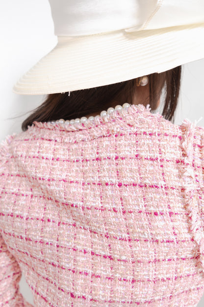 The Kali Tweed Pink & Pearls (Set) - K Couture Exclusive