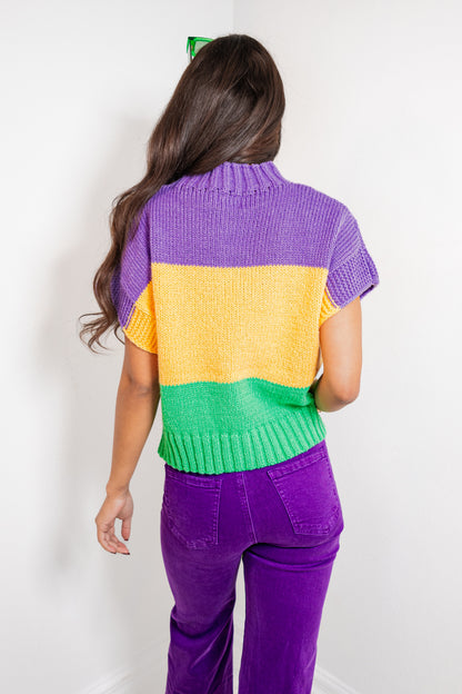 The Krewe Colorblock Sweater Top