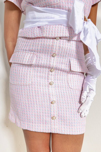 The Lexi Blush Court Set