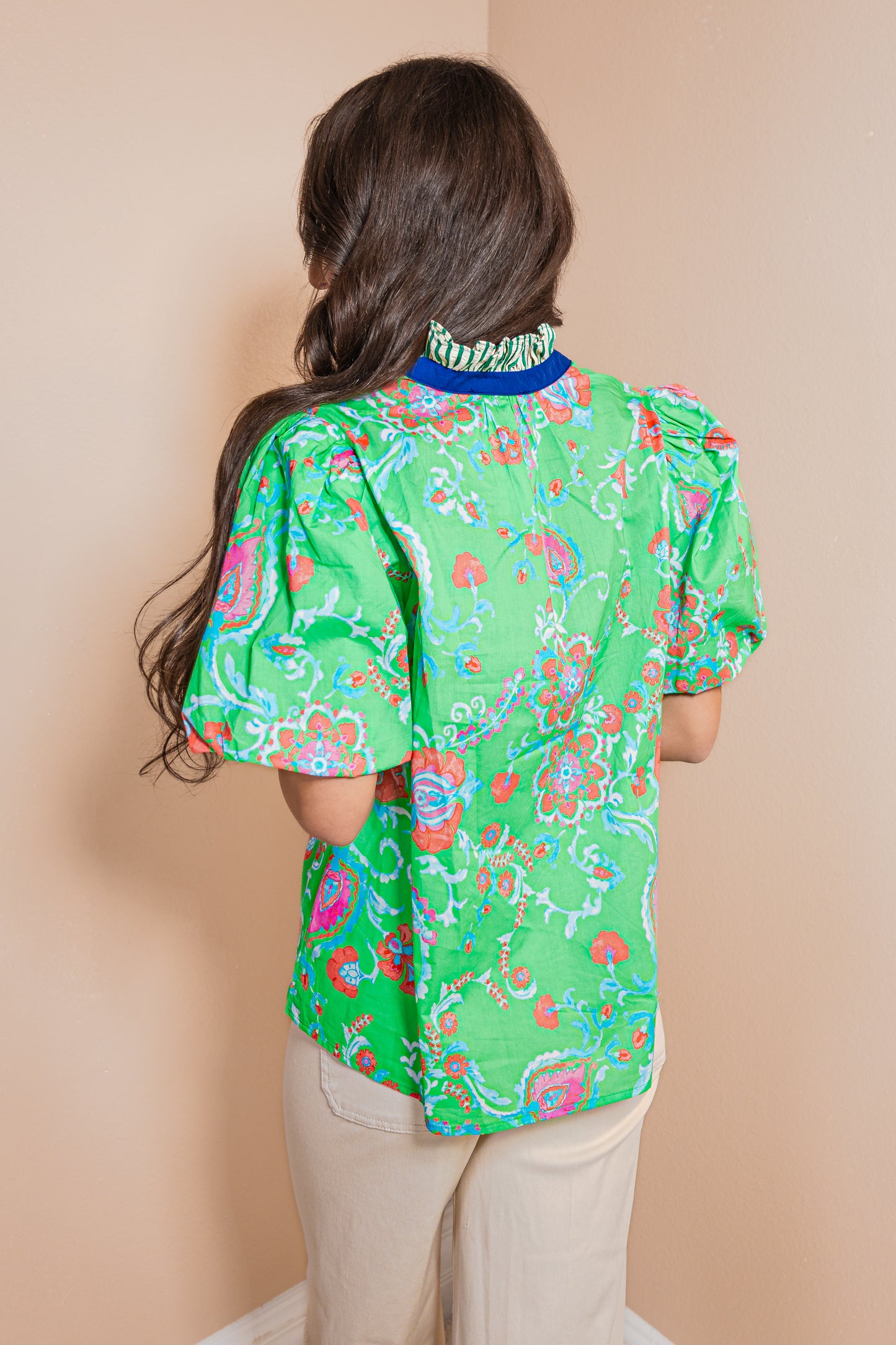 The Lucky in Bloom Blouse Top