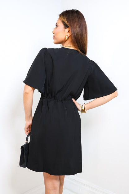 The Luxe Layer Ruffled Wrap Dress