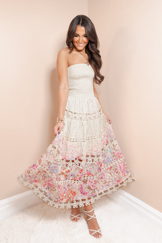 The Monet Garden Midi Dress