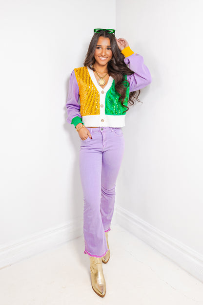 The Royale Sequin Cardigan
