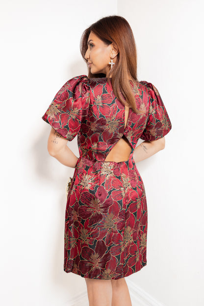 Thorn & Bloom Jacquard Mini Dress