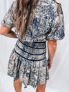 Tilly Toile V-Neck Mini Dress-Dresses-KCoutureBoutique, women's boutique in Bossier City, Louisiana