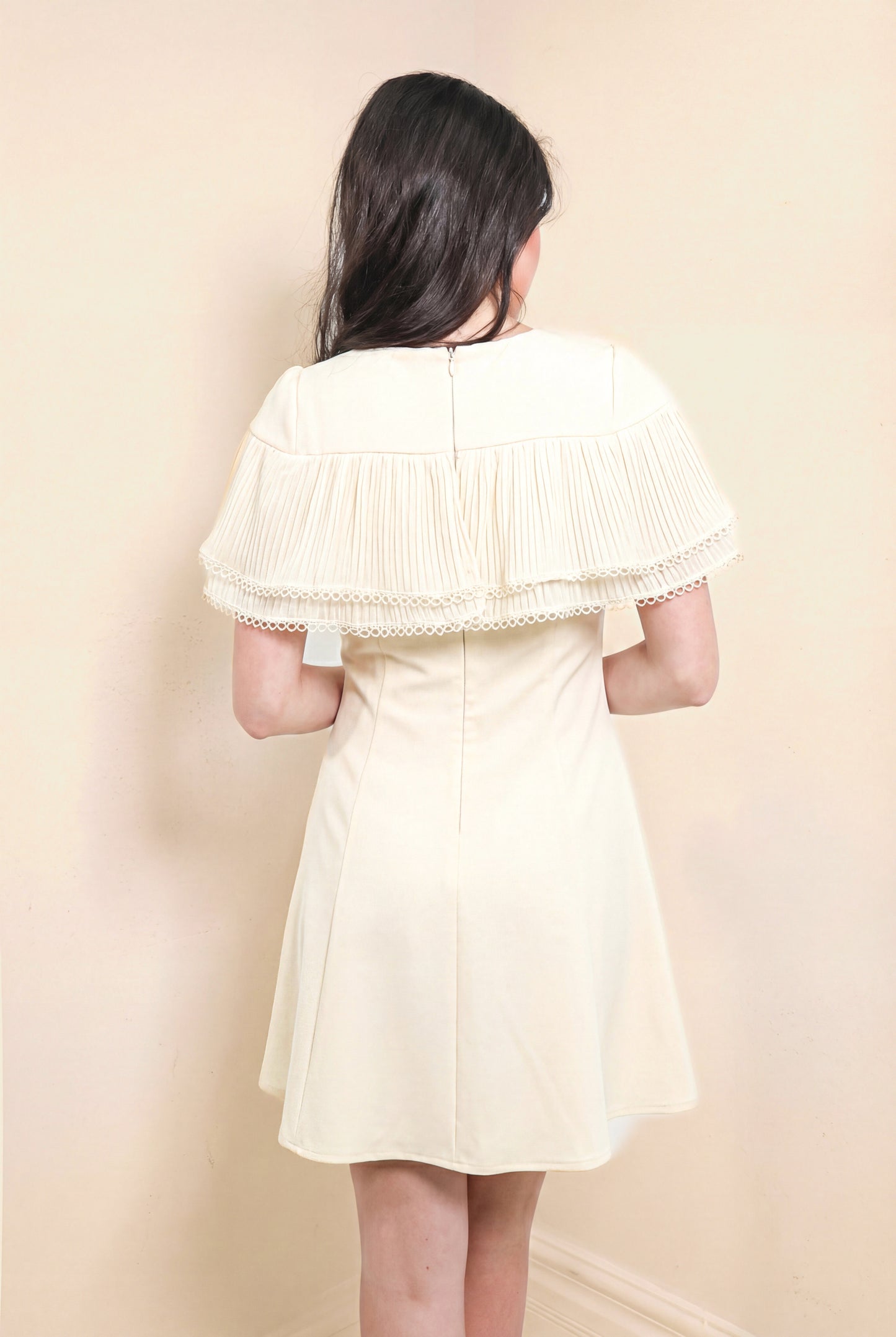 Chantilly Pleat Mini Dress