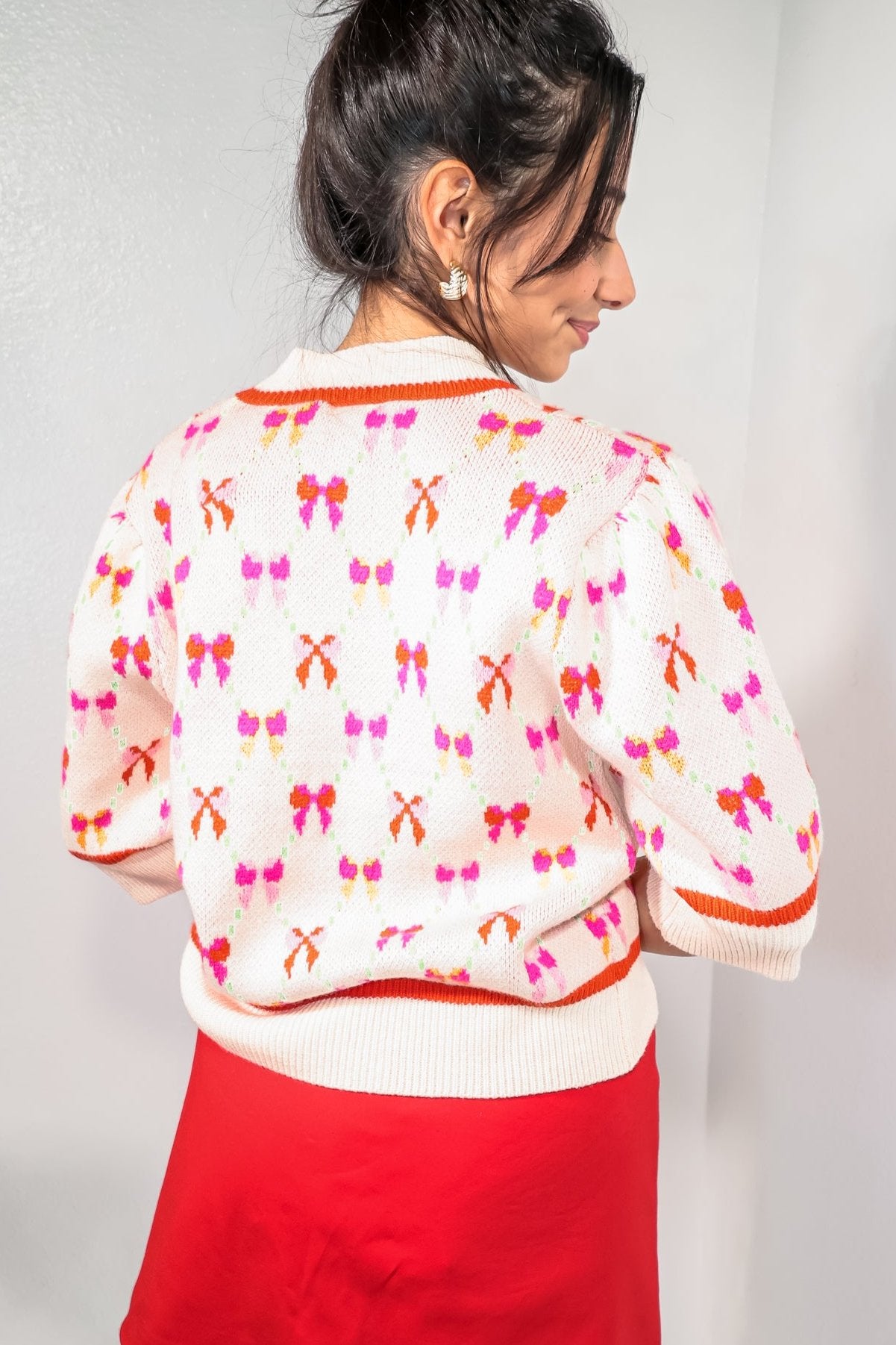 Bows In Bloom Sweater Top