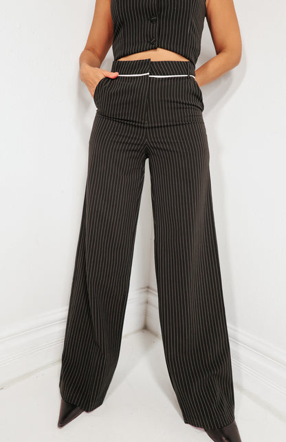 Uptown Chic Pinstripe Pants