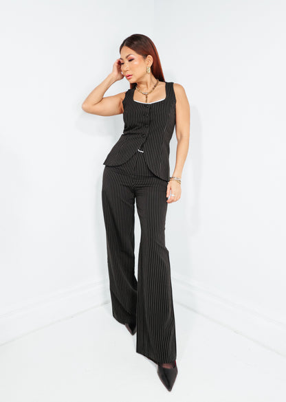 Uptown Chic Pinstripe Pants