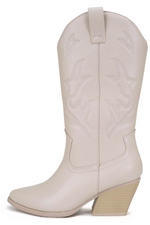 Walk The Town Pu Western Boots-Shoes-KCoutureBoutique, women's boutique in Bossier City, Louisiana