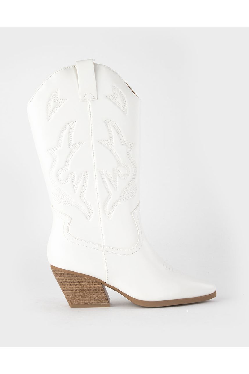 Walk The Town Pu Western Boots-Shoes-KCoutureBoutique, women's boutique in Bossier City, Louisiana