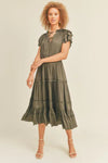 Won Your Heart Midi Dress-Dresses-KCoutureBoutique, women's boutique in Bossier City, Louisiana