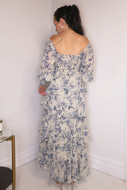 Sienna Toile Maxi Dress