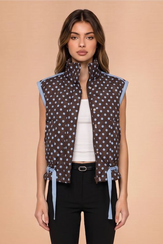 Dotted Darling Puffer Vest