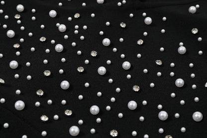 Noir Allure Embellished Gown