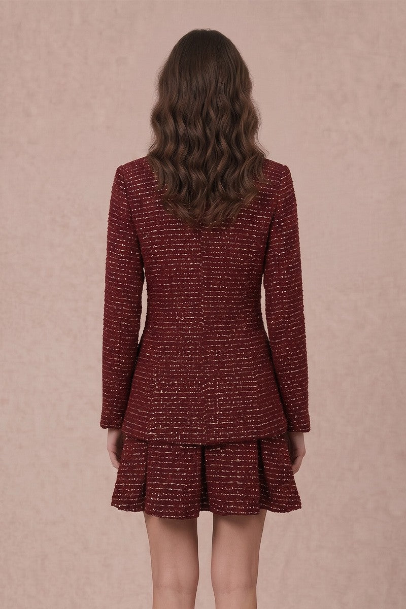 Vintage Charm Tweed Blazer