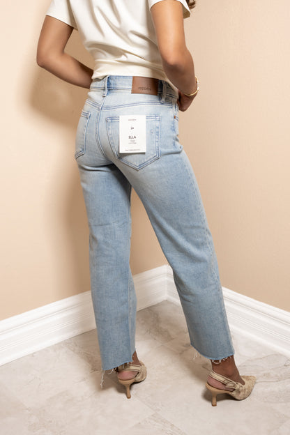 Hidden Ella Cropped Classic Straight Jeans