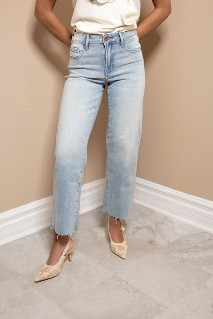 Hidden Ella Cropped Classic Straight Jeans