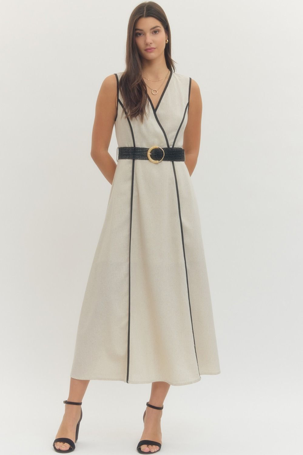 French Coastline Midi Dress
