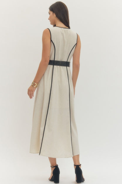 French Coastline Midi Dress