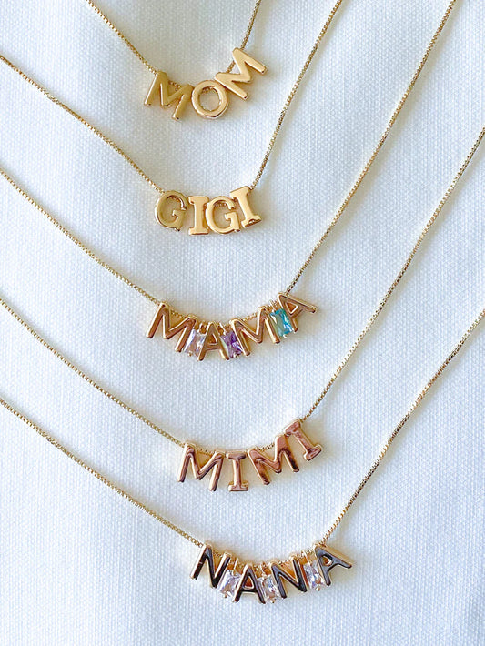 Kinsey Gold Filled Letter Slide Charms