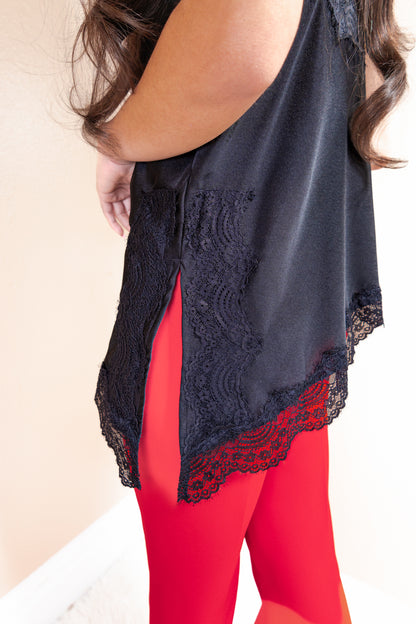 Midnight Muse Lace Cami