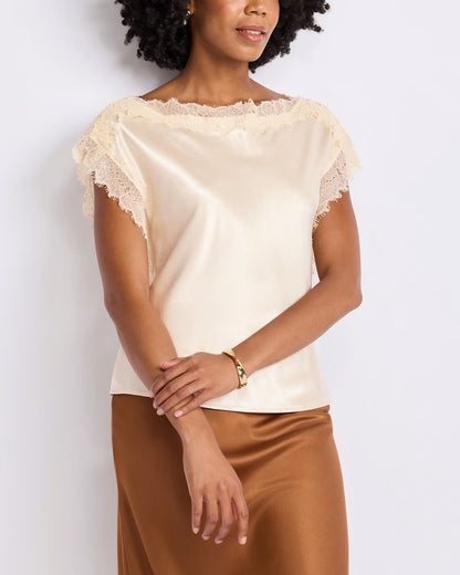 Lace Intentions Satin Top