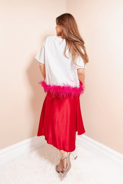 XOXO Fun Feather Tee