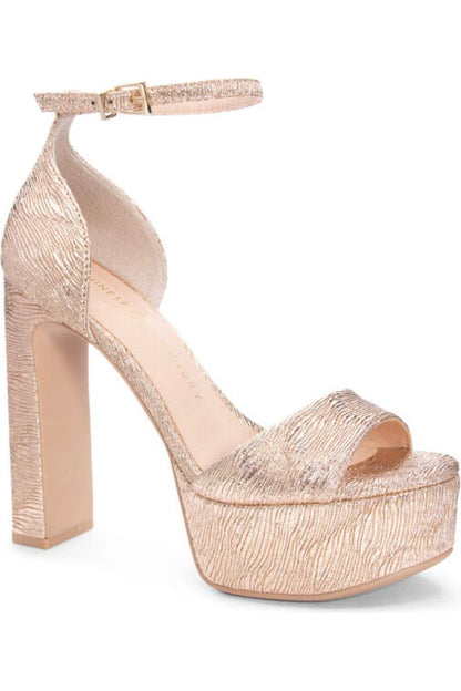 Chinese Laundry Asher Gold Platform-Apparel & Accessories-KCoutureBoutique, women's boutique in Bossier City, Louisiana
