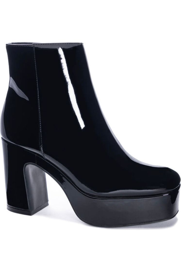 Chinese Laundry Parkside Patent Bootie-Apparel & Accessories-KCoutureBoutique, women's boutique in Bossier City, Louisiana