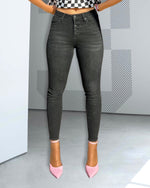 Dear John Olivia Skinny Black Jeans-Apparel & Accessories-KCoutureBoutique, women's boutique in Bossier City, Louisiana