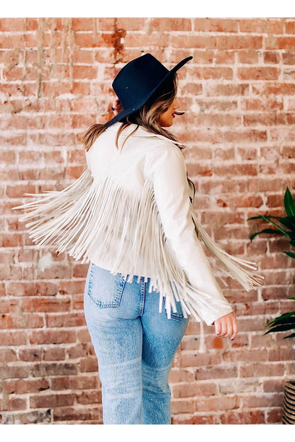 Dear John Talin Beige Fringed Jacket-Outerwear-KCoutureBoutique, women's boutique in Bossier City, Louisiana