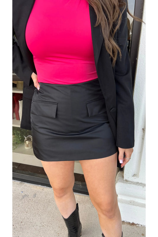 Endless Rose Pocket High Waist Skort-Apparel & Accessories-KCoutureBoutique, women's boutique in Bossier City, Louisiana