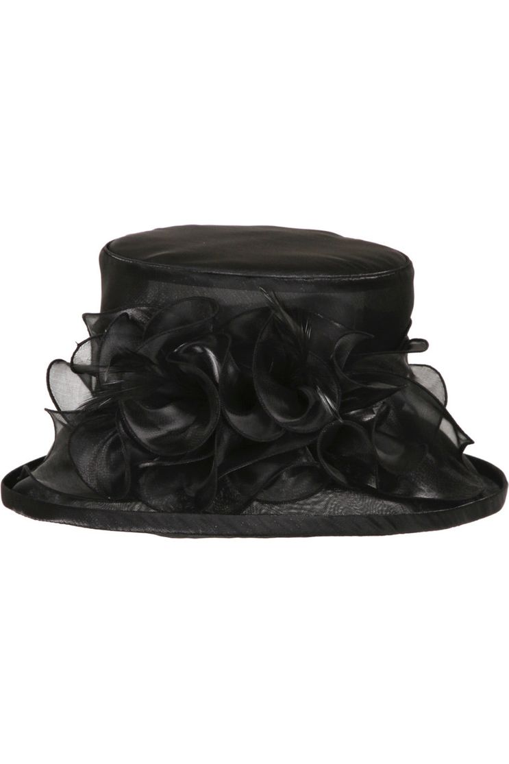 Francis Ruffe Medium Brim Organza Hat-Hats-KCoutureBoutique, women's boutique in Bossier City, Louisiana